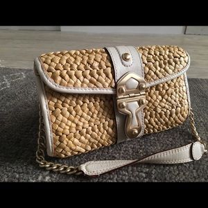 Michael Kors Woven Straw Purse, Perfect Condition